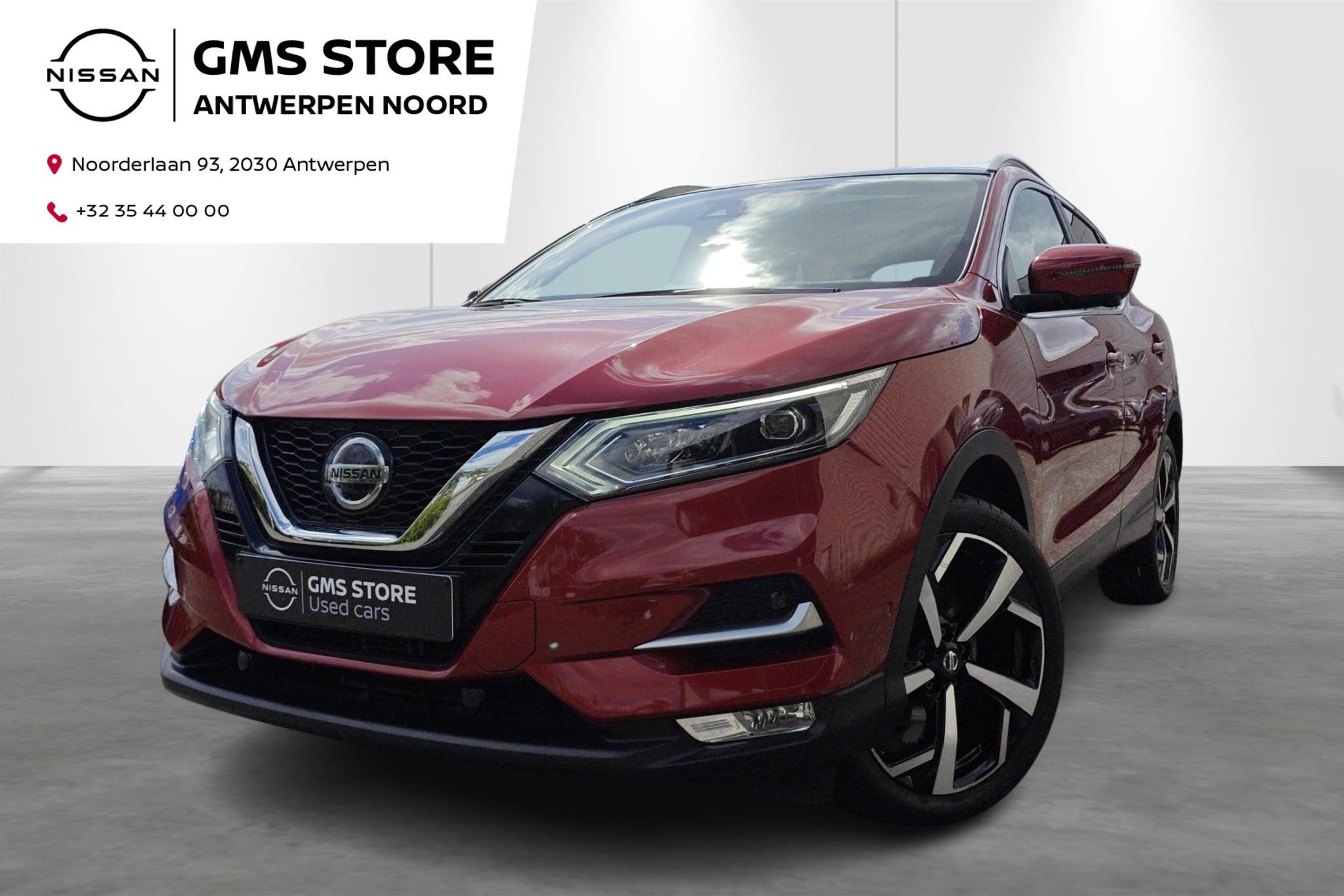 Nissan Qashqai 1.2 DIG-T Tekna Xtronic - 2 ans KARE incl, Autos, Nissan, Rouge, https://public.car-pass.be/vhr/4c4270cb-d9a5-4456-b5d3-4af79491f581