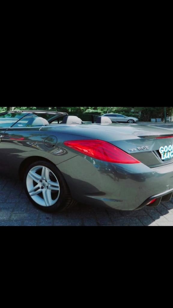 Peugeot 308 cc, Auto's, Zwart, Cabriolet, Leder, Particulier
