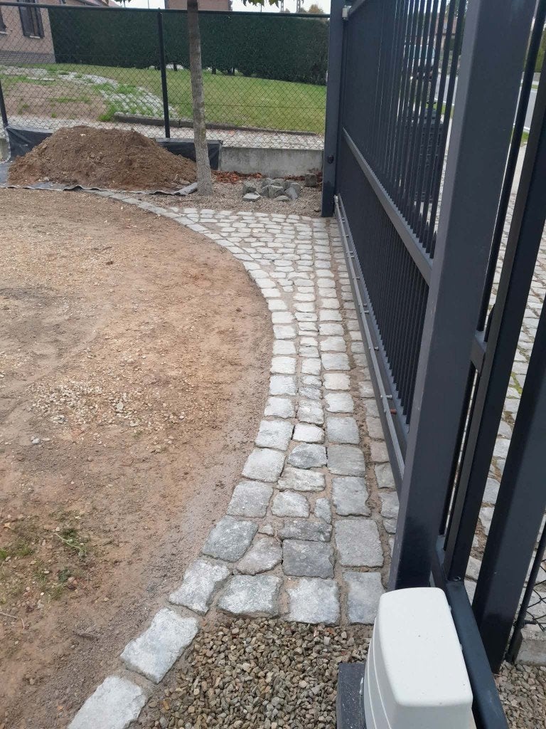 kasseien, Ophalen, Gebruikt