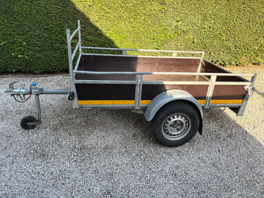 Saris enkelas aanhangwagen, Auto diversen, Ophalen, Gebruikt