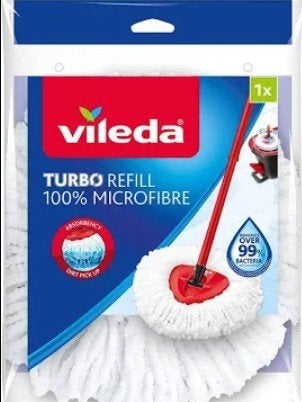 2x vileda easy wring and clean turbo mop refill pads, Ophalen, Dweilemmer, -bak, of -wagen
