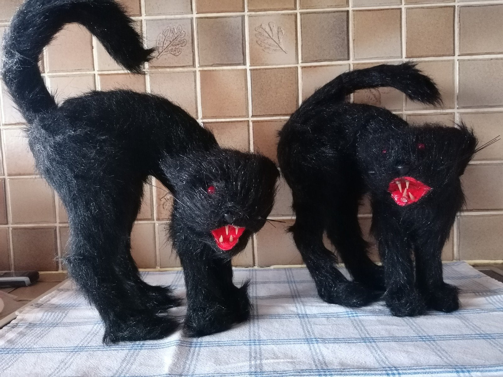 Halloween decoratie zwarte kat, Ophalen, Zo goed als nieuw, Versiering