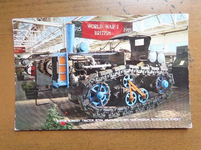 Postkaart Militaria, Ruston Hornsby Tractor ..., Verzamelen, Postkaarten | Themakaarten, Verzenden, Ongelopen, Politiek en Historie