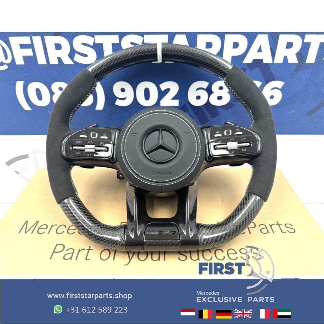 FACELIFT AMG STUUR CARBON Mercedes A B C CLA CLS E GLA GLC G, Gebruikt, -, Ophalen of Verzenden, -