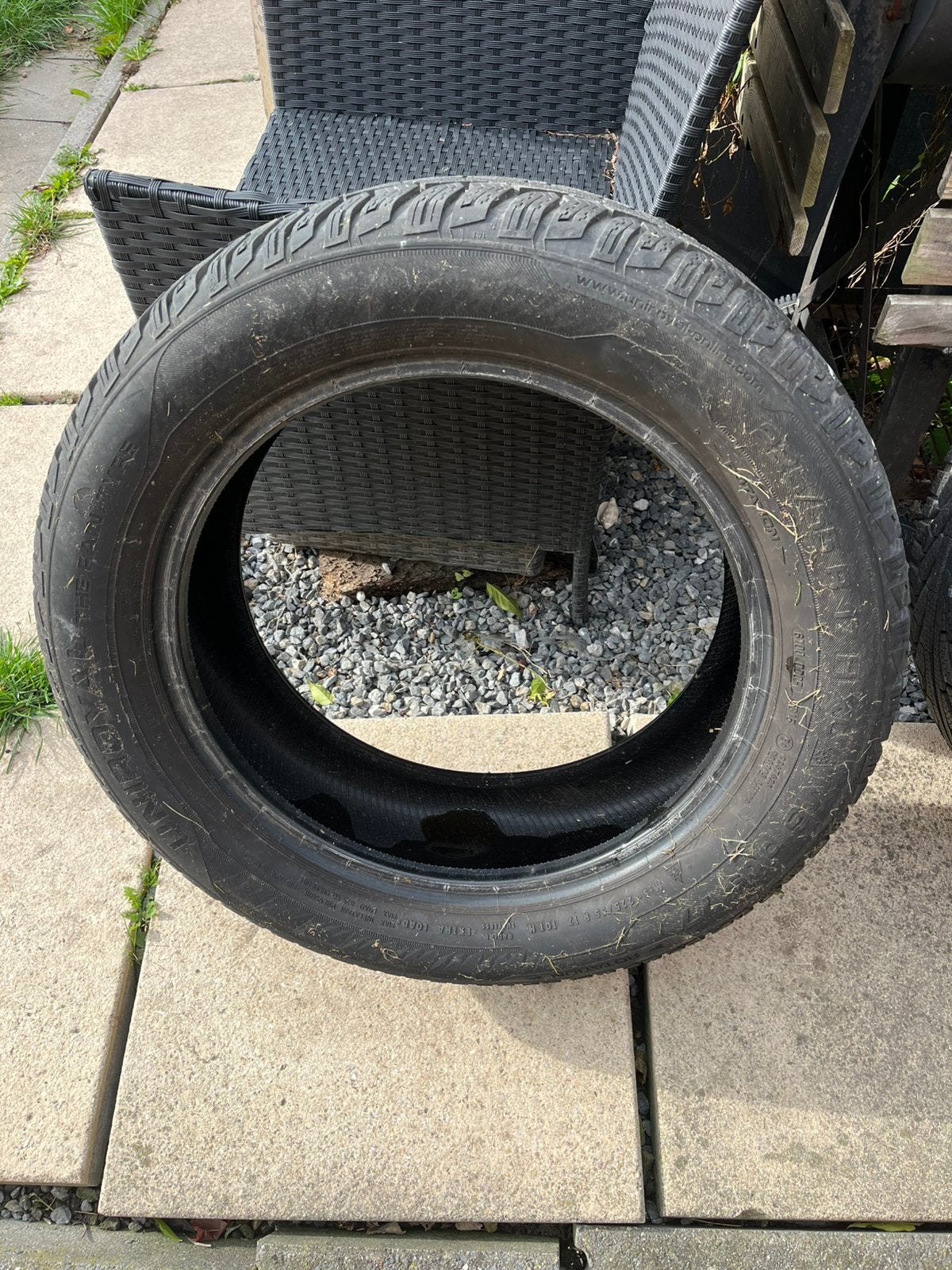 Banden 225/55/R17.   2 stuk, Ophalen, Gebruikt