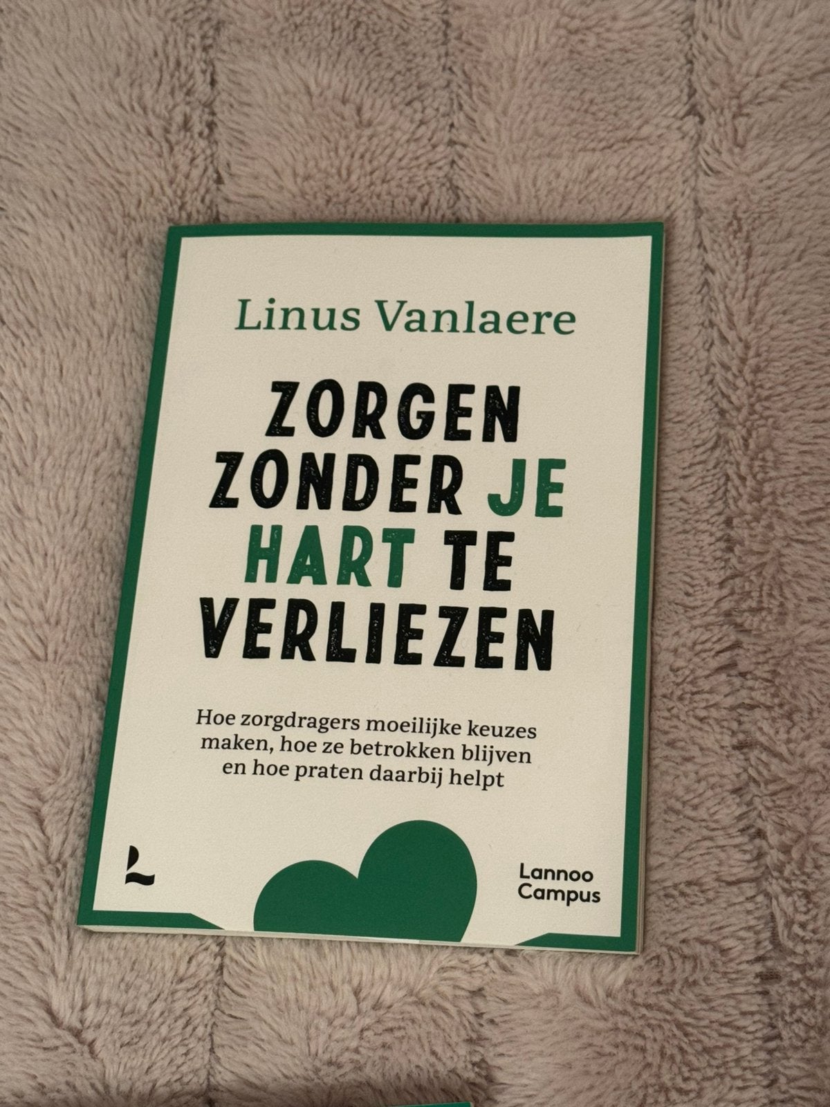 Zorgen zonder je hart te verliezen, Enlèvement ou Envoi, Comme neuf