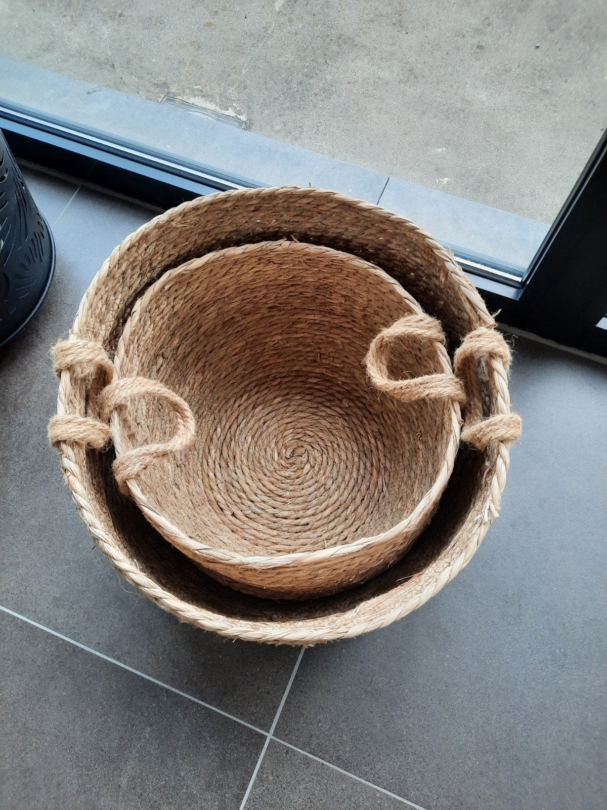 Mandenset, Huis en Inrichting, Woonaccessoires | Schalen en Manden, Ophalen, Mand