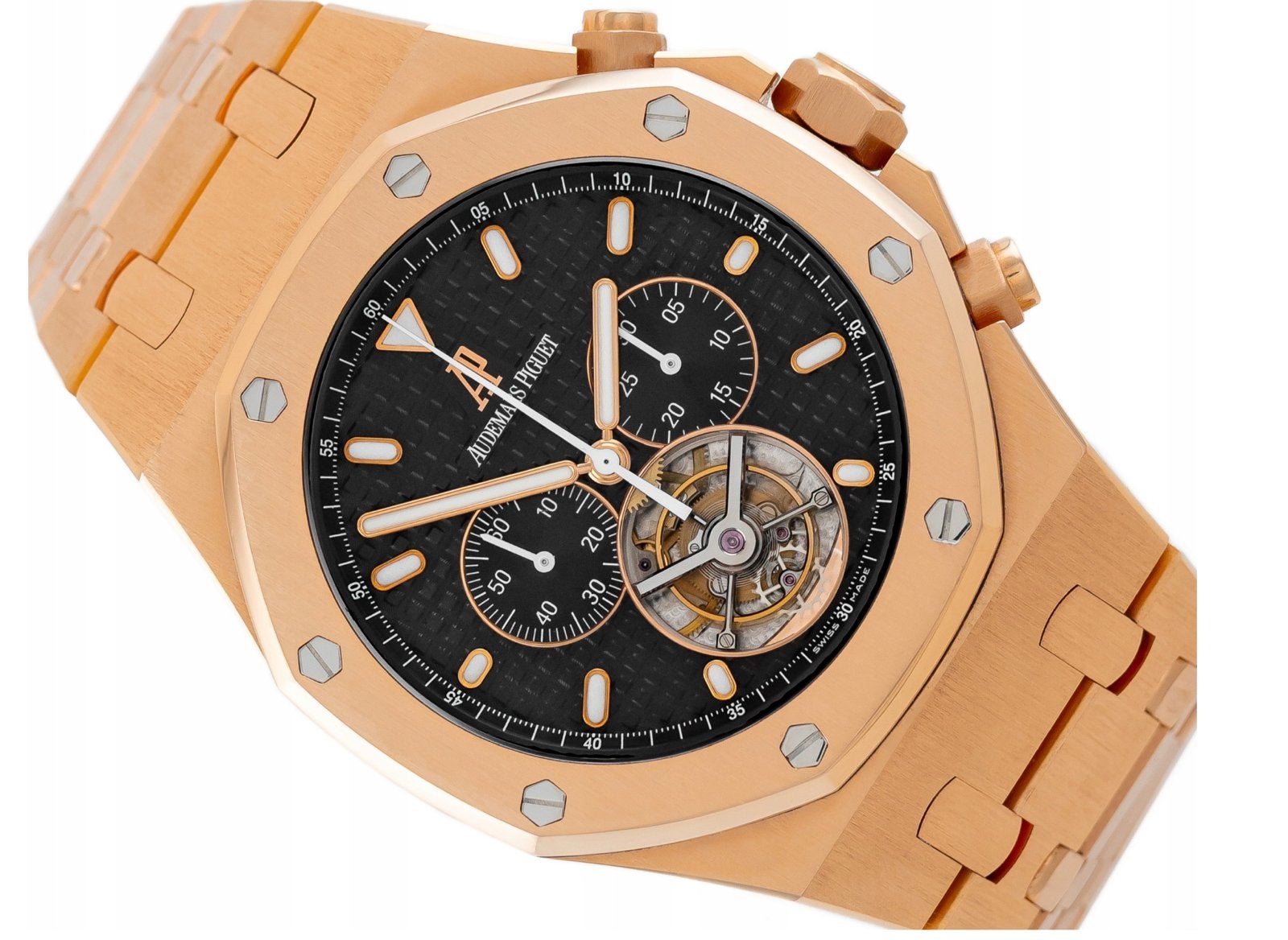 Audemars Piguet Royal Oak tourbillon rose gold, Ophalen, Zo goed als nieuw
