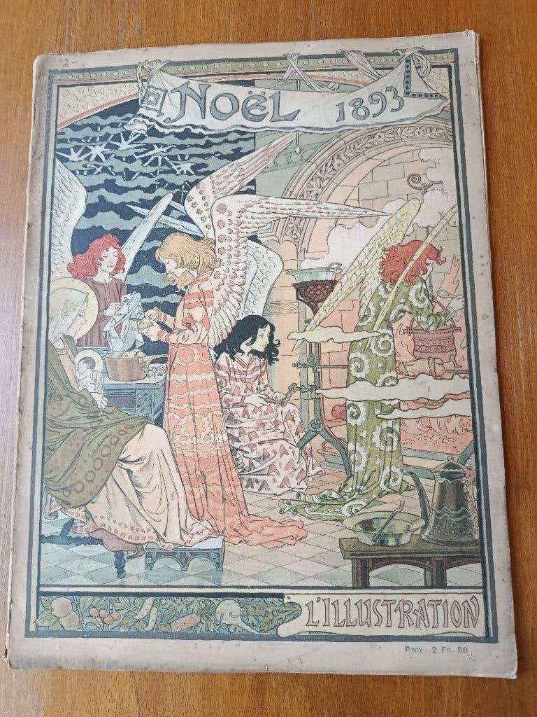 Illustration magazines Noël, Enlèvement ou Envoi, Avant 1920, Journal ou Magazine
