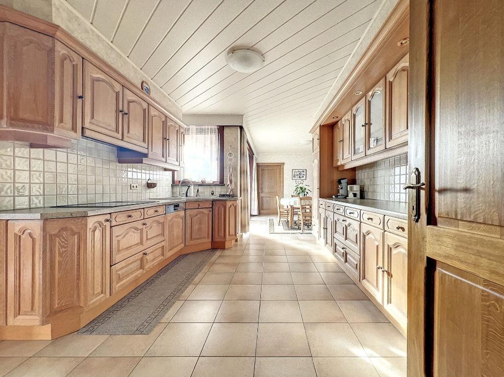 Eiken keuken, Huis en Inrichting, Keuken | Complete keukens, Ophalen, Gebruikt, Hout, Dubbelwandige keuken