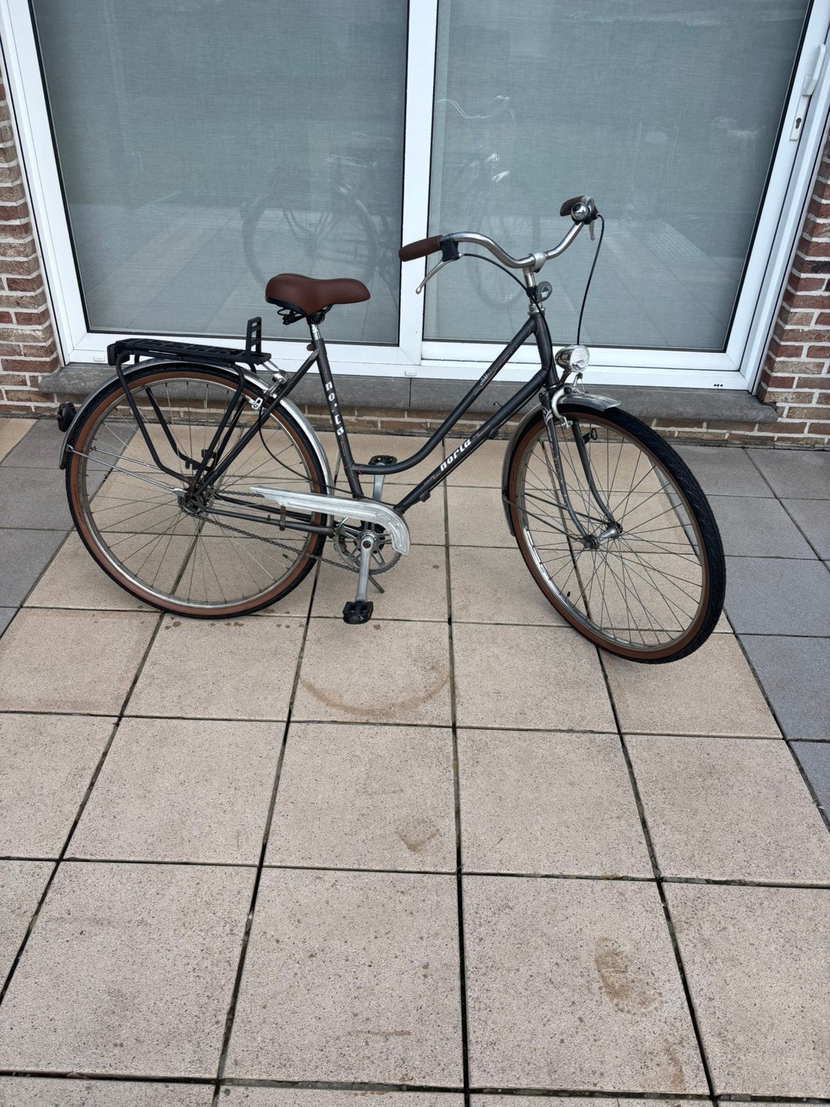 Norta damesfiets – single speed – maat 53 – rijklaar, Ophalen, Zo goed als nieuw