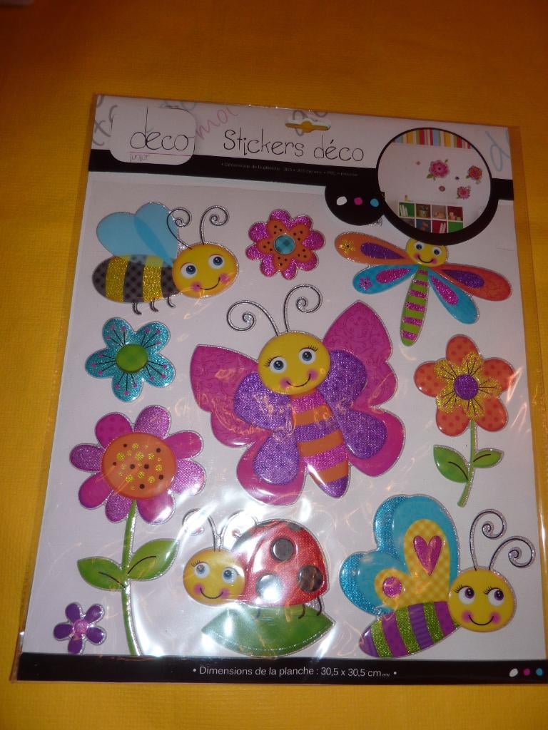 Stickers Déco 3D pour chambre d'enfant, Enlèvement, Neuf, Décoration murale