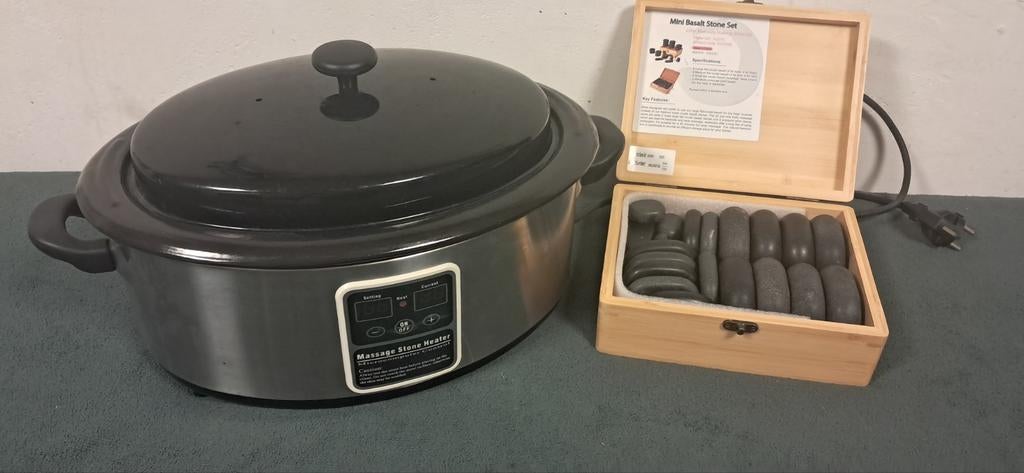 Hotstone heater met stenen, Ophalen