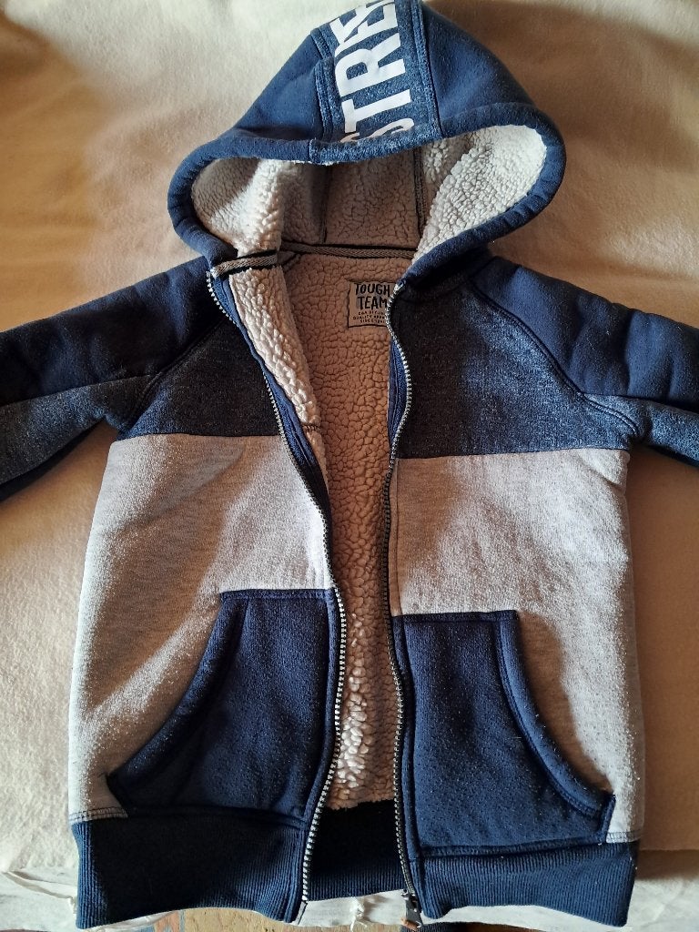 sweat polaire avec capuche garçon 134 tough team, Enlèvement, Garçon