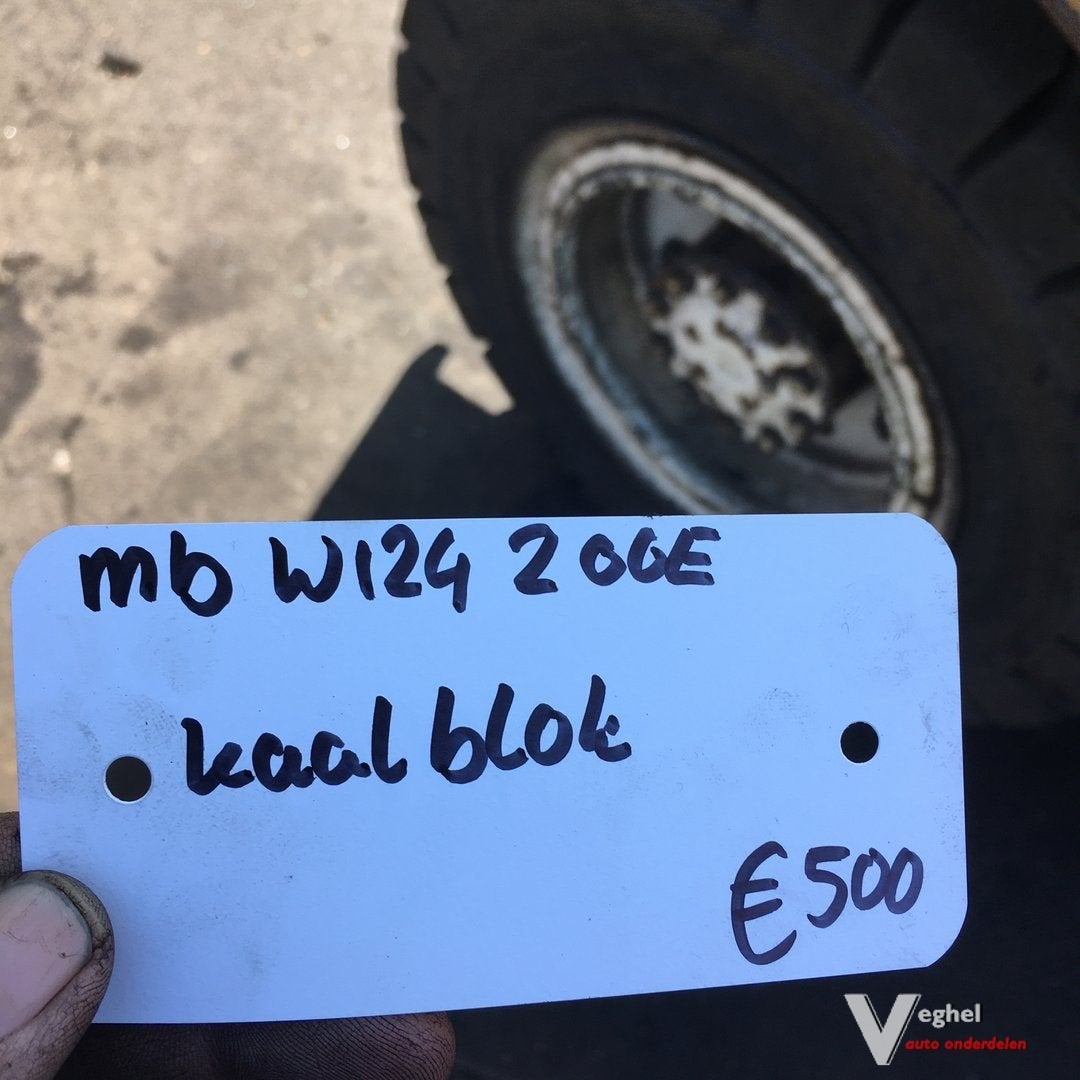 Mercedes W124 200E  Kaal Motorblok, -, -, Enlèvement, Utilisé