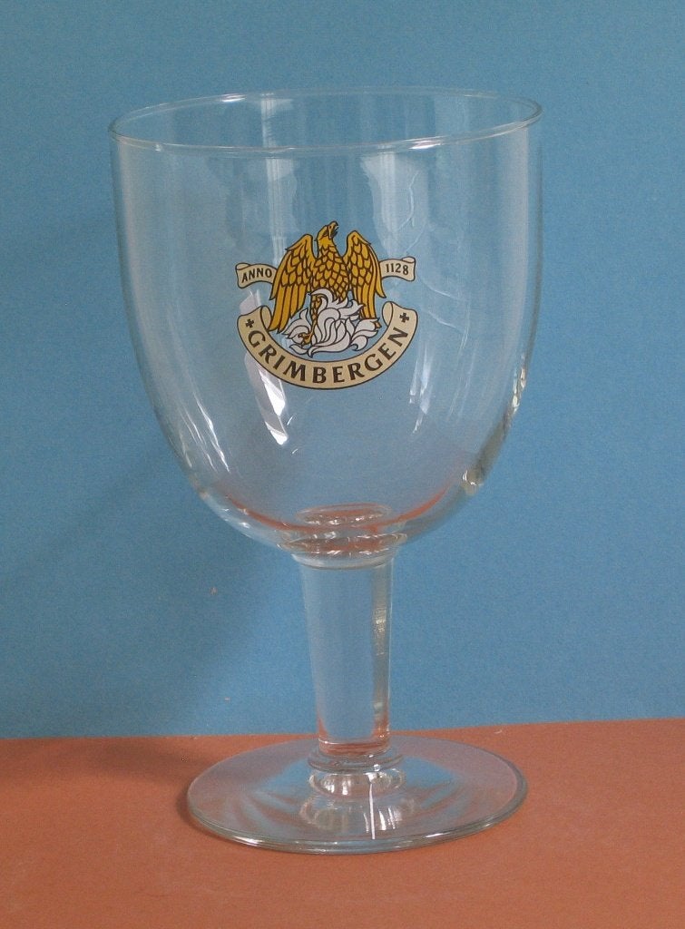 VERRE À BIÈRE GRIMBERGEN 837, Enlèvement, Utilisé, Verre ou Verres, Autres marques