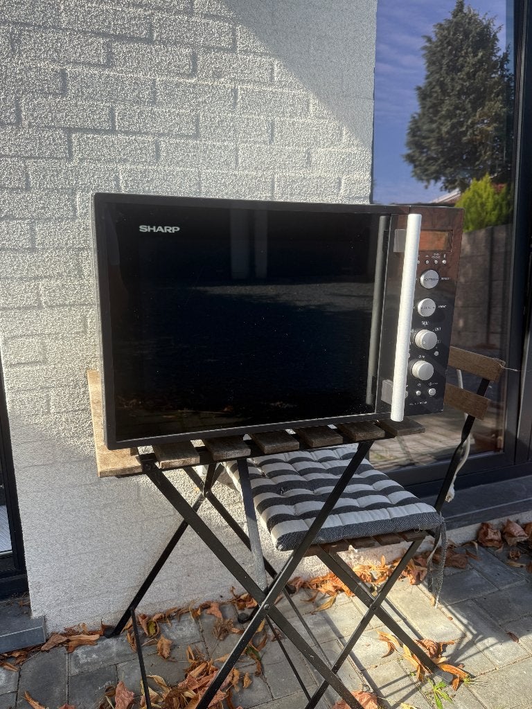 Combimagnetron Sharp R-931BKW (microgolf / oven), Elektronische apparatuur, Ophalen, Zo goed als nieuw, Draaiplateau, Combi-microgolfoven