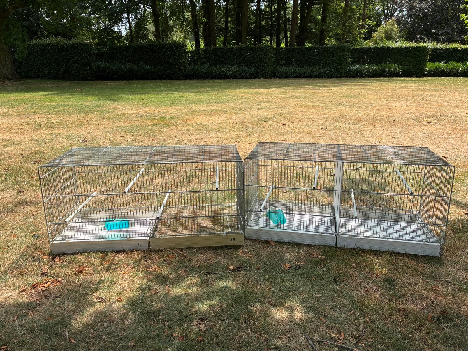 Kweekkooien 90 cm, LAATSTE 2 stuks, Animaux & Accessoires, Oiseaux | Cages & Volières, Enlèvement, Utilisé, Métal, Cage d'élevage
