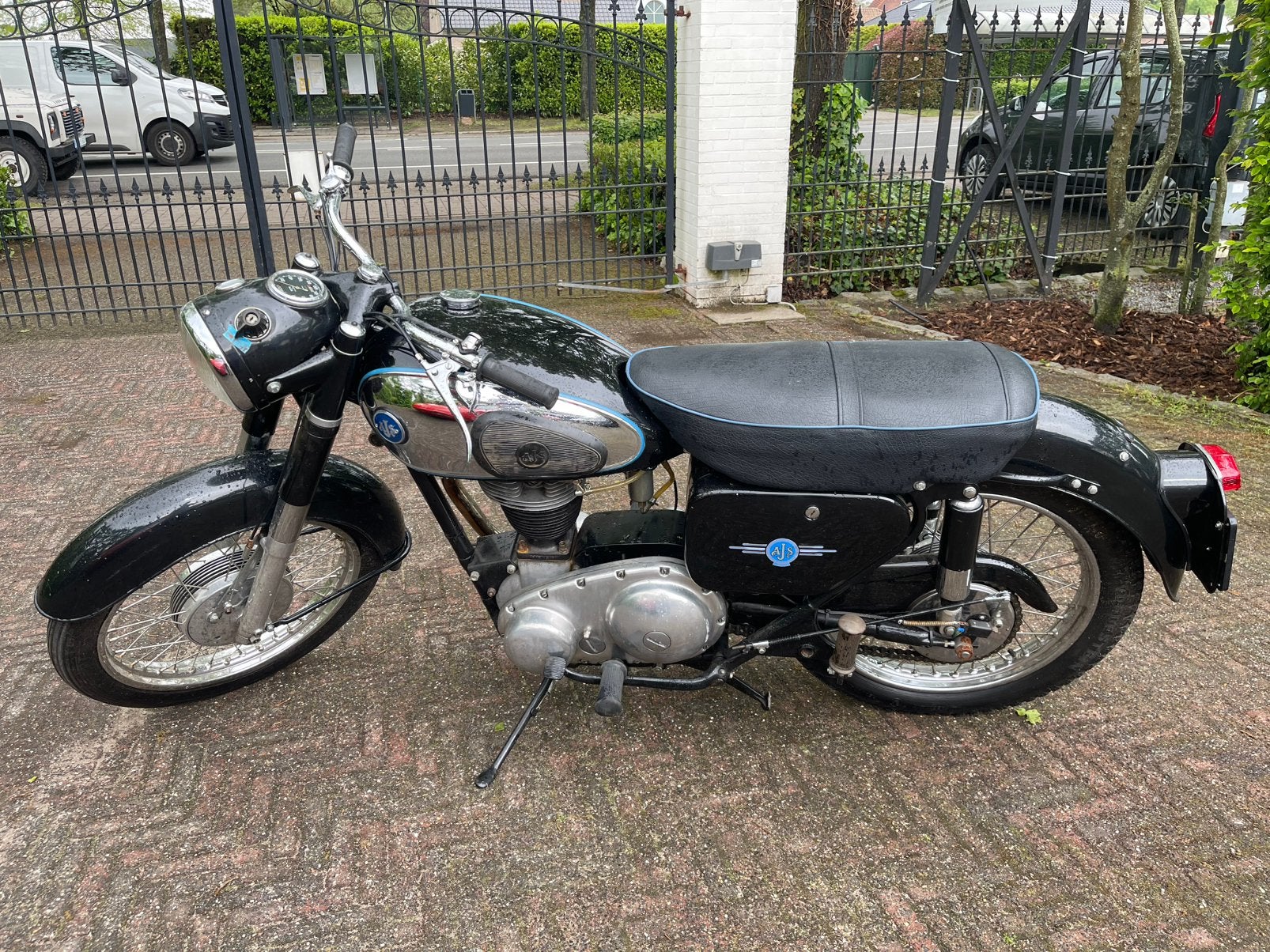 AJS 500 1959, Motoren, 490 cc, Handgeschakeld, 1 cilinder, 12 t/m 35 kW