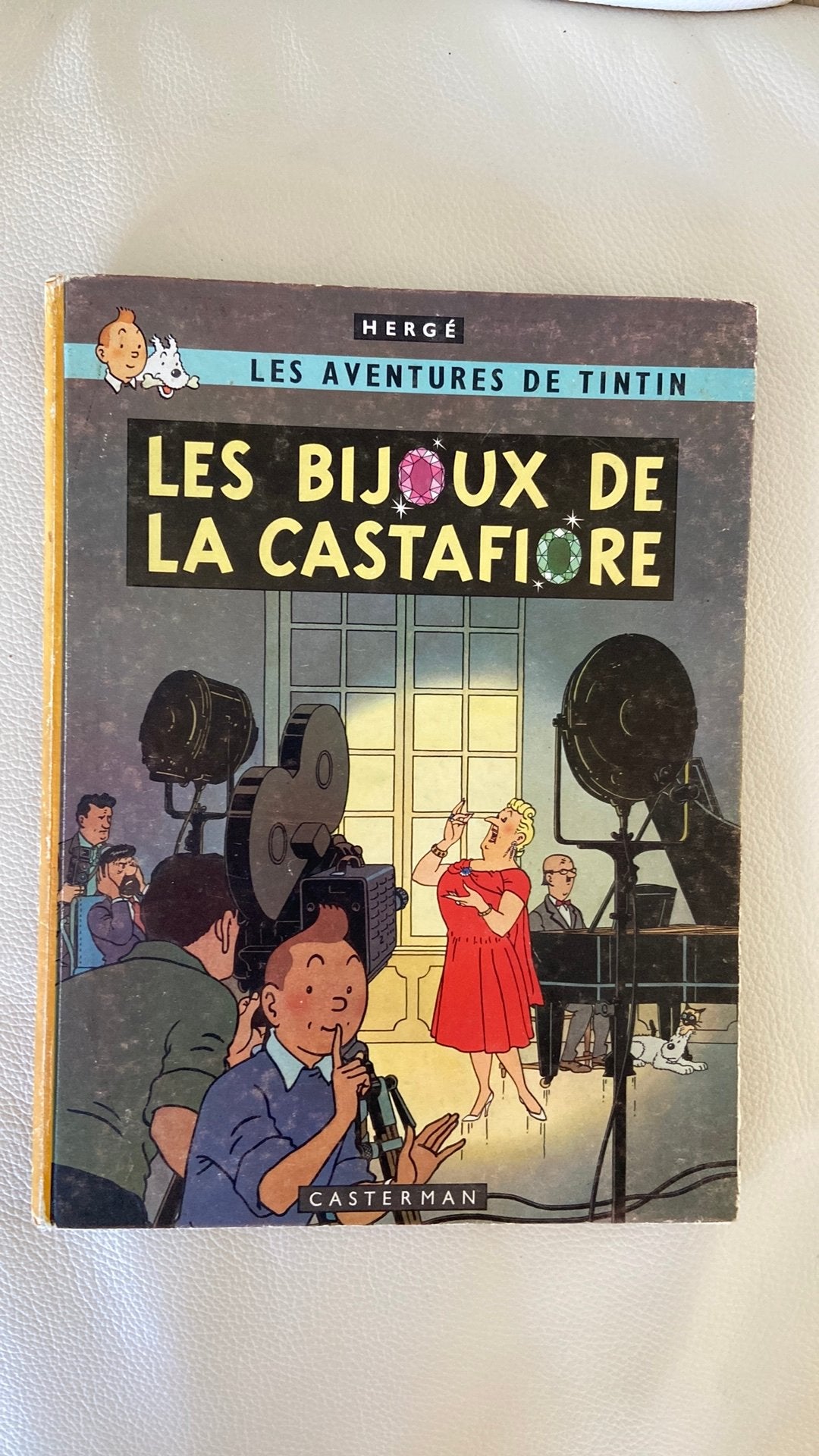 Ancienne BD Tintin « les bijoux de la Castafiore » eo 1963, Livres, Enlèvement ou Envoi, Utilisé