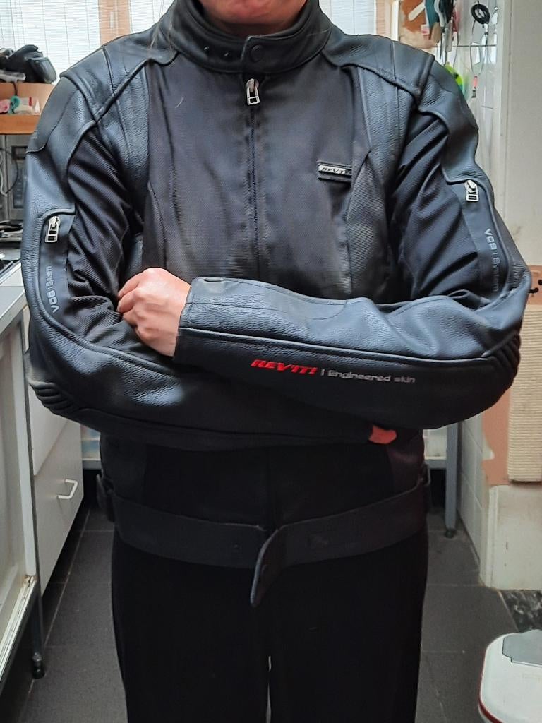Rev'It ! Zwarte Dames Moto Vest & Broek, Motoren, Ophalen, Tweedehands, Dames, Overige typen