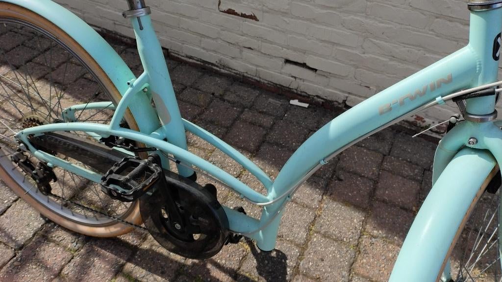 Meisjes fiets, Fietsen en Brommers, Velgrem, Versnellingen, Zo goed als nieuw, Btwin