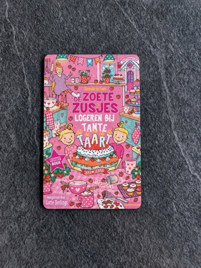 Yoto kaart - De Zoete Zusjes logeren bij tante Taart, Ophalen of Verzenden, Nieuw, Taal en Lezen, Met geluid