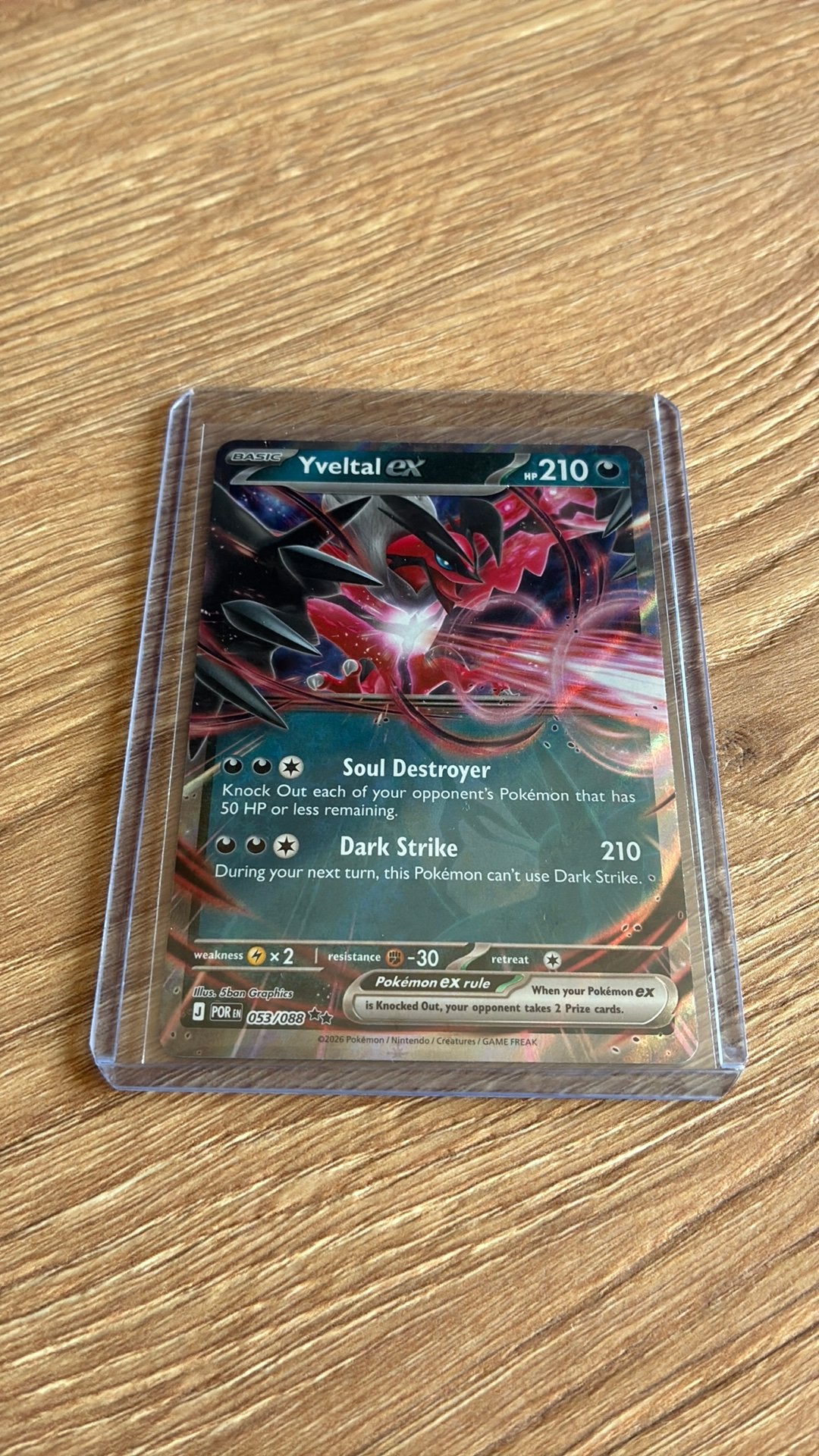 Yveltal EX #053 - Perfect Order - Pokemon, Enlèvement ou Envoi, Comme neuf, Plusieurs cartes
