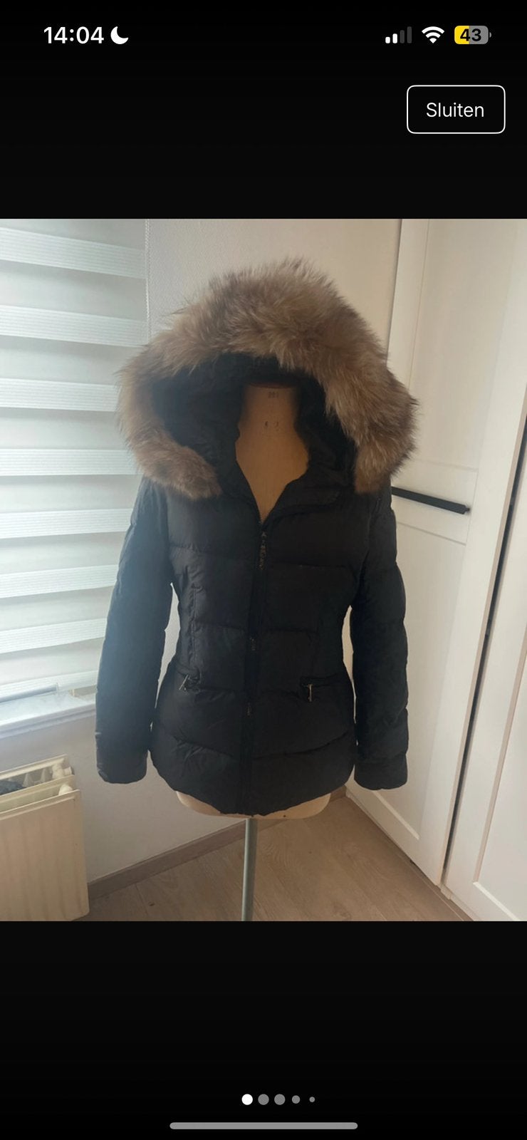Monclear jas, Kleding | Dames, Ophalen of Verzenden, Zo goed als nieuw, Maat 42/44 (L)
