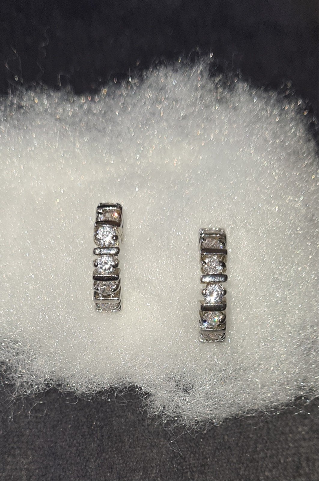 boucles d'oreilles Swarovski, jamais portées, Enlèvement ou Envoi, Avec cristal, Argent, Neuf