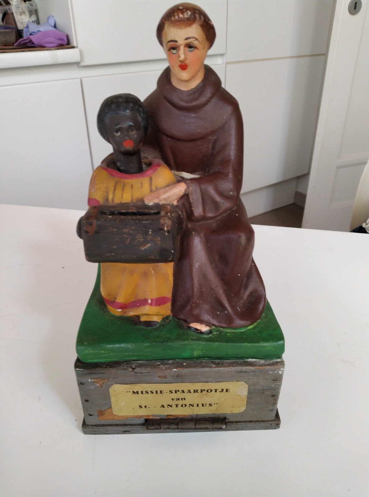 Knikkerspaarpot origineel oud, Verzamelen, Ophalen of Verzenden