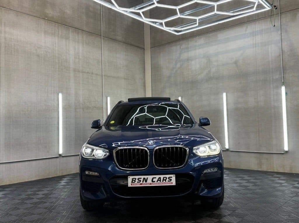 BMW X3/XDRIVE/MPACKET/PANO/HEADUP/1EIGENAAR/SFEER/GARANTIE, Auto's, Automaat, Blauw, Leder, 140 kW