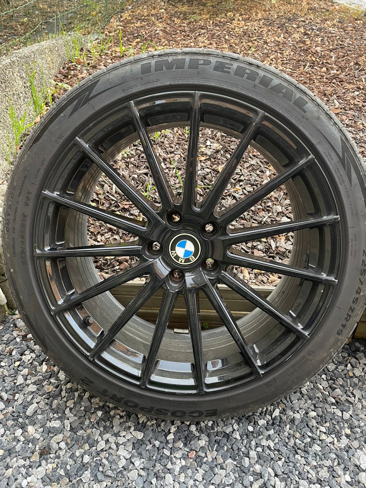 jantes 5x112  19 noir concaves ar, Auto-onderdelen, Gebruikt, Banden en Velgen, Zomerbanden, Ophalen