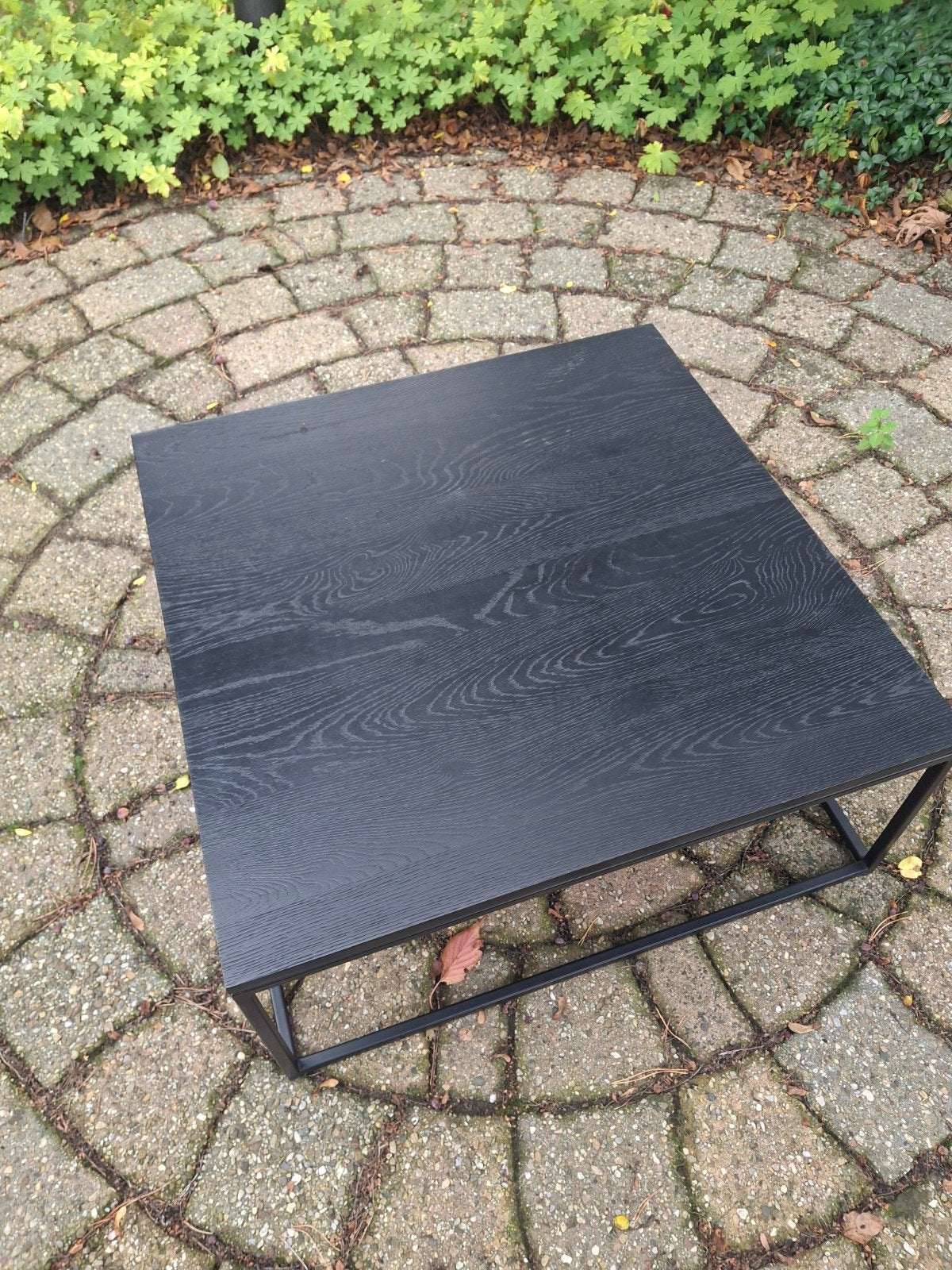 Ethnicraft salontafels 70x70 zwart, Huis en Inrichting, Ophalen