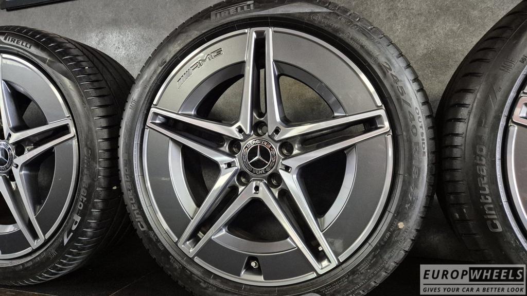 18 inch Mercedes C klasse W206 AMG zomerbanden S206, Auto-onderdelen, Banden en Velgen, 18 inch, Gebruikt, -, -