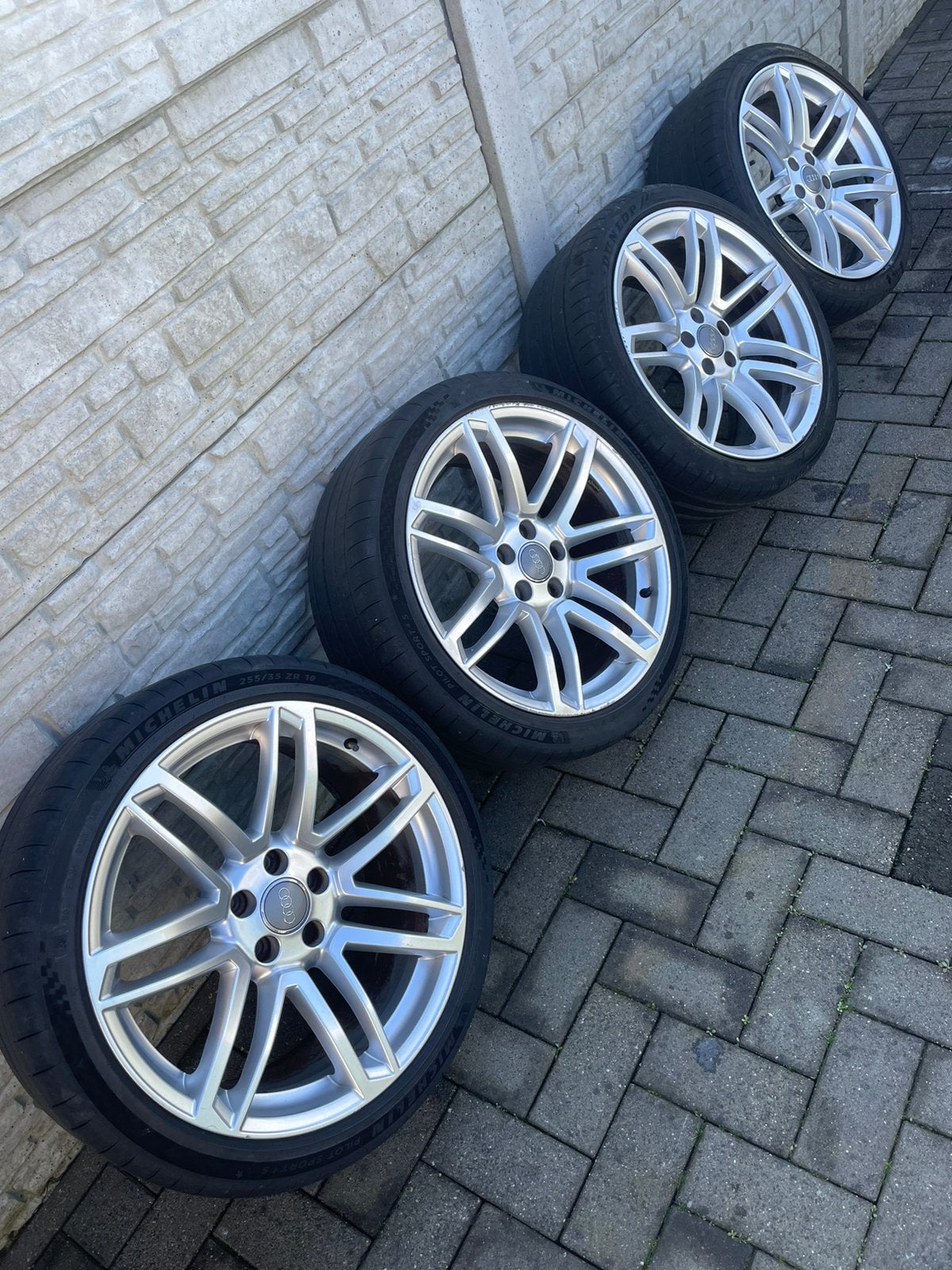 Audi 19 ich velgen met banden orgineel, Gebruikt, 255 mm, Banden en Velgen, Personenwagen