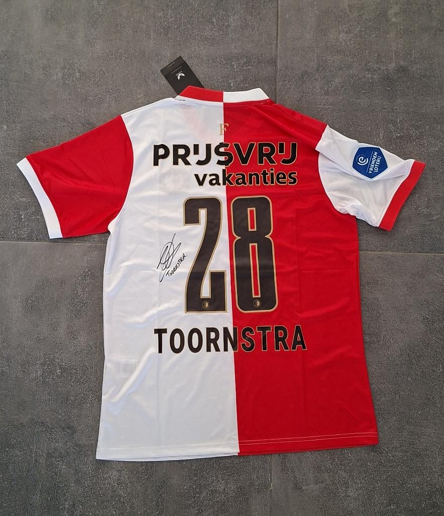 Shirt voetbaltrui met handtekening; Jens Toornstra Feyenoord, Verzenden, Nieuw, Shirt