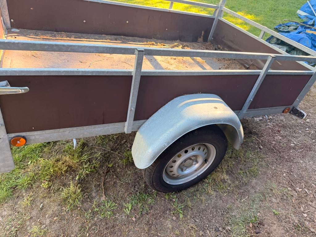 Bonjour je vend ma remorque 2m de longueur et 125 largeur, Auto diversen, Aanhangers en Bagagewagens, Ophalen, Gebruikt
