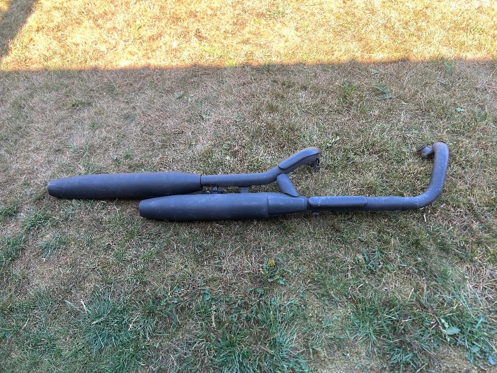 Originele uitlaat yamaha xvs 650, Ophalen, Gebruikt