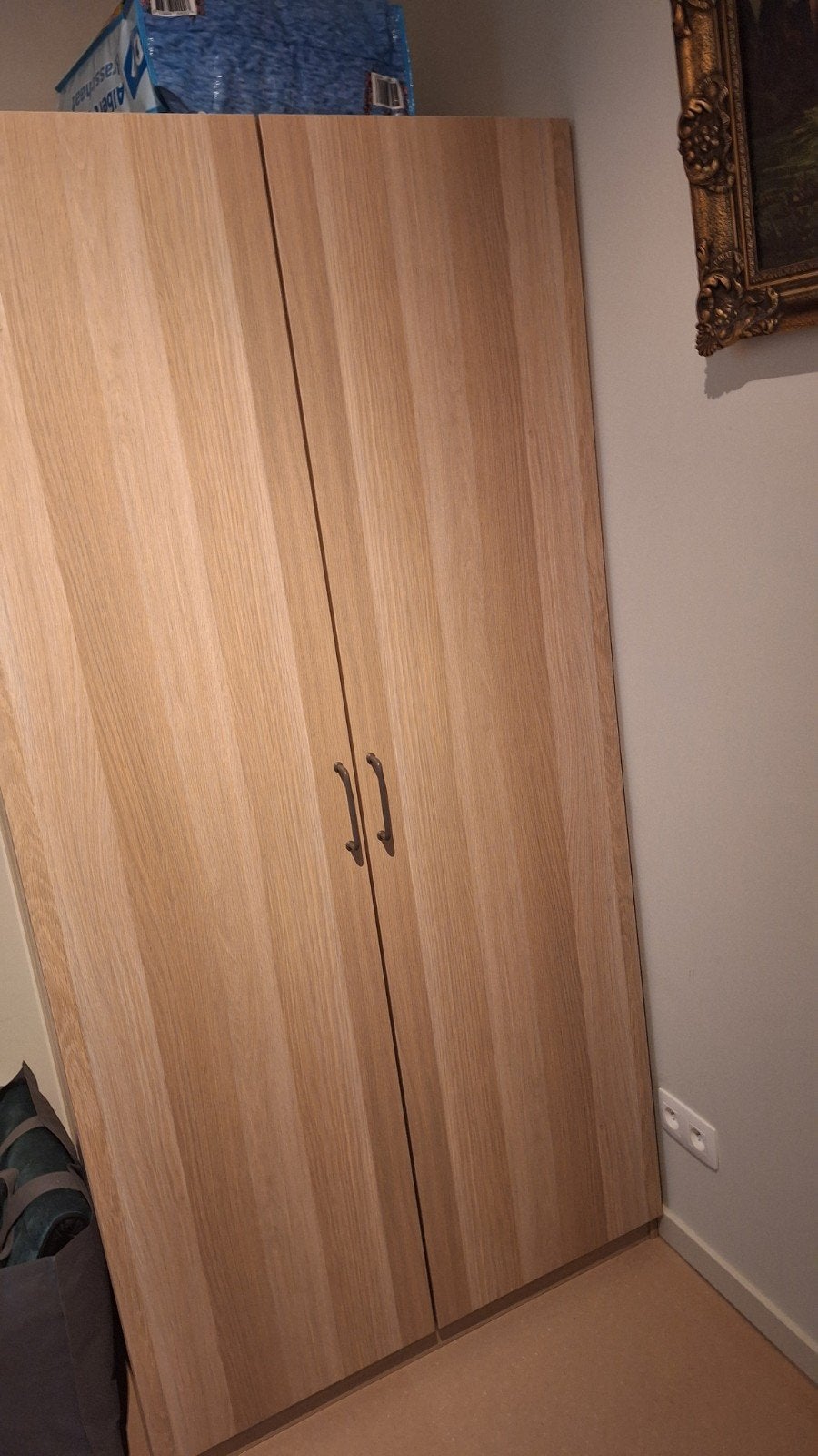 slaapkamer . Bed en 2 kasten ., Maison & Meubles, Enlèvement, Comme neuf