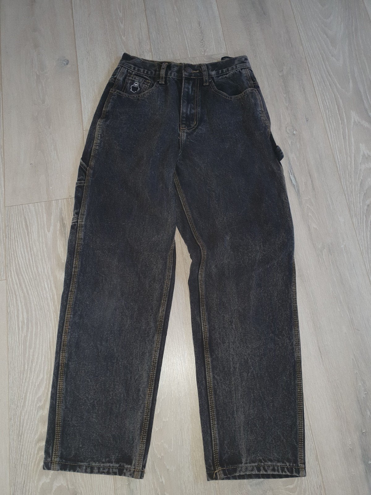 zwarte jeansbroek NNSNS maat 24/28, Broek, Jongen of Meisje, NNSNS, Ophalen of Verzenden