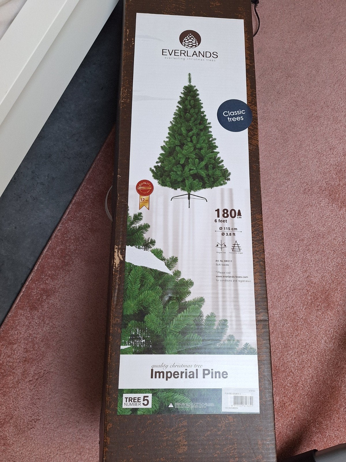 Kunstkerstboom, Ophalen, Gebruikt