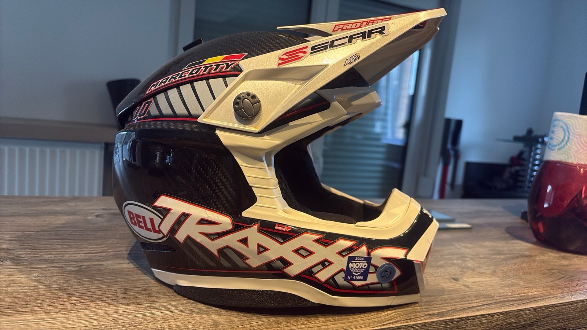 Casque bell moto 10, Motos, Autres marques, Seconde main, Casque off road, Enlèvement