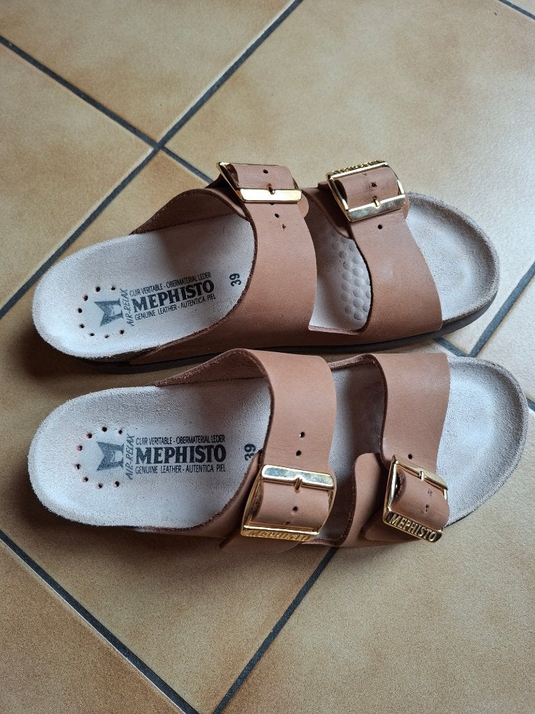 Mephisto slippers, Mephisto, Bruin, Nieuw, Ophalen