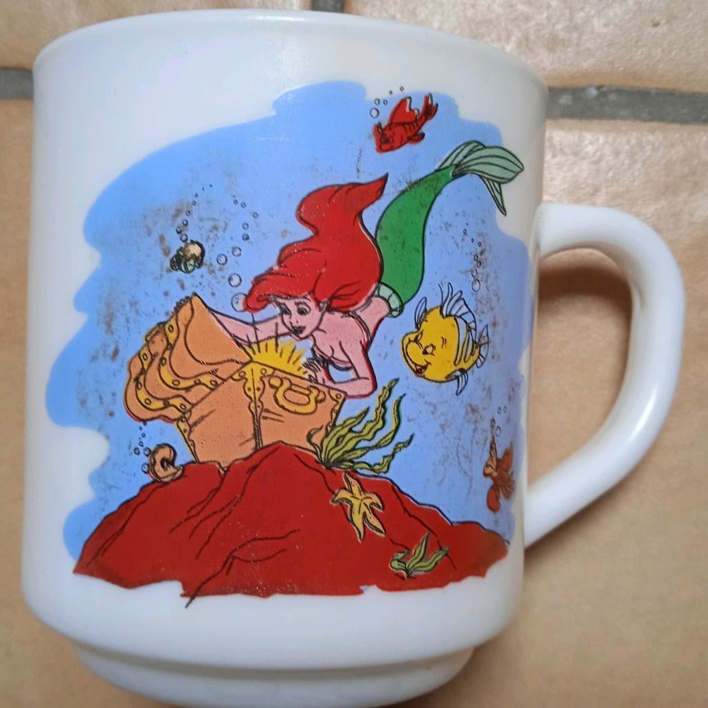 Drinkbeker/mok van de zeemeermin, perfecte staat, Arcopal, Ophalen of Verzenden