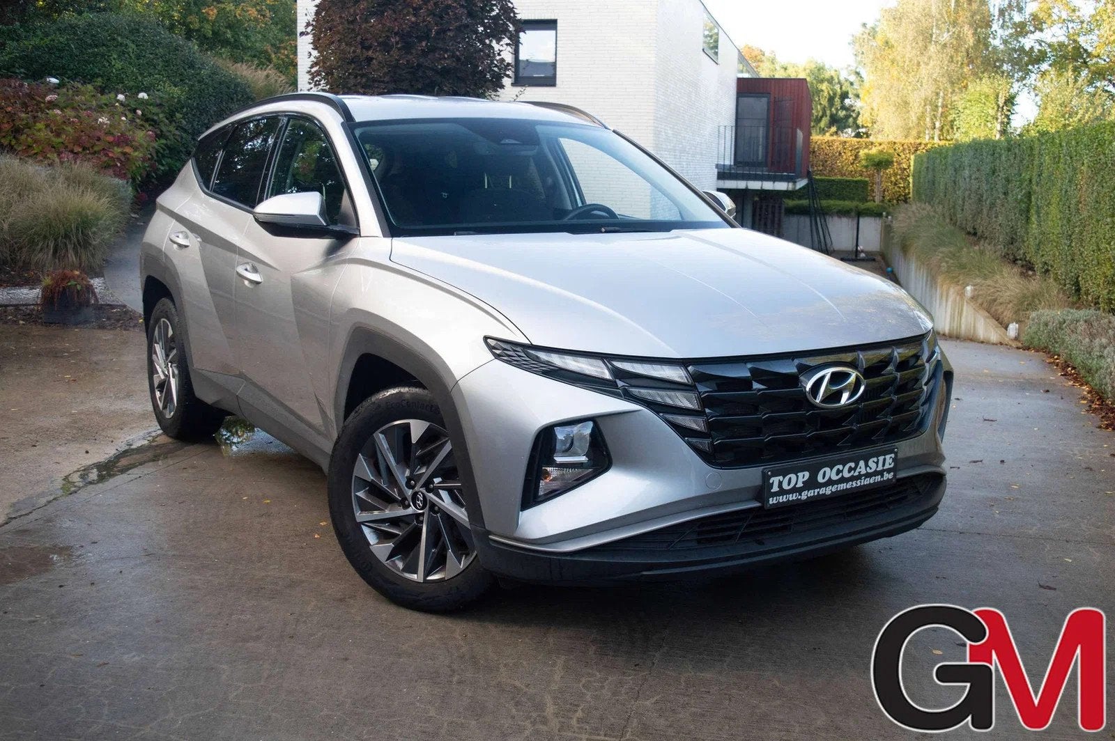 Hyundai Tucson Tucson 1.6 T-GDi Inspire 24000 km ..., Auto's, Stof, Gebruikt, 4 cilinders, Sound system
