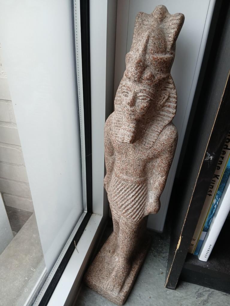Granieten beeld van Ramses ll, Antiek en Kunst, Ophalen, Beeld