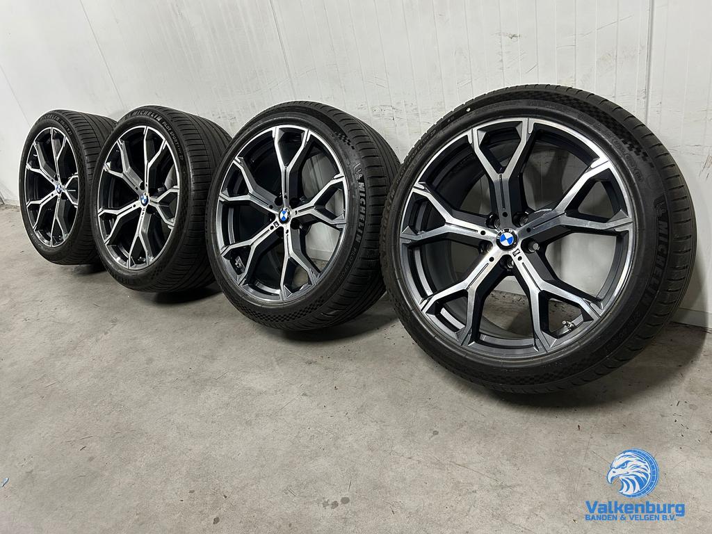 6-7mm! Originele BMW X5 X6 G05 G06 Style 741M 21 inch antrac, Pneus et Jantes, Véhicule de tourisme, -, 21 pouces