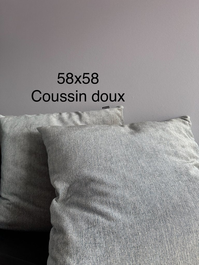 2 Coussins, BoConcept, Matt Velvet, Filling Plumes, Ophalen, Zo goed als nieuw