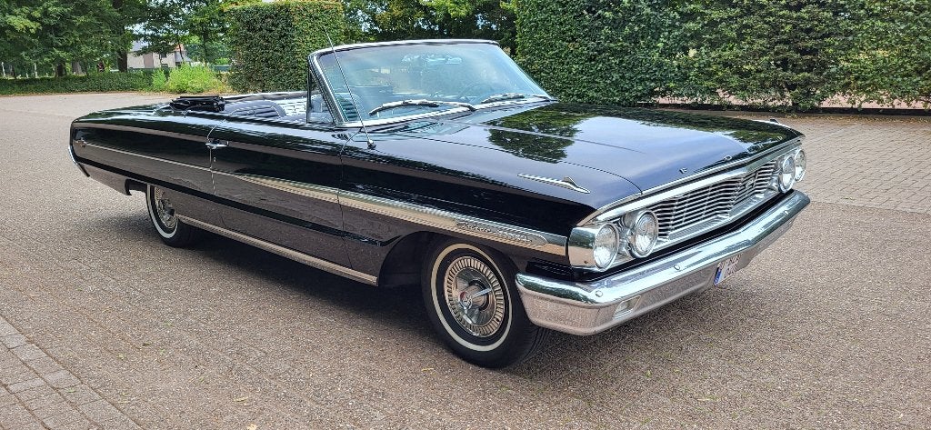 1964 Ford Galaxie XL cabrio, Auto's, Automaat, Achterwielaandrijving, Cabriolet, Zwart
